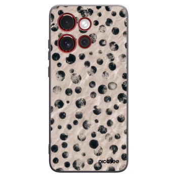 Picasee silikonowe czarne etui na Motorola Edge 60 Neo 5G - Inked