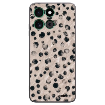 Picasee silikonowe czarne etui na Motorola Moto G57 Power - Inked