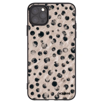 Picasee silikonowe czarne etui na Apple iPhone 11 Pro Max - Inked