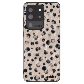 Picasee silikonowe czarne etui na Samsung Galaxy S20 Ultra 5G G988F - Inked