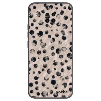 Picasee silikonowe czarne etui na Xiaomi Redmi Note 9 Pro - Inked