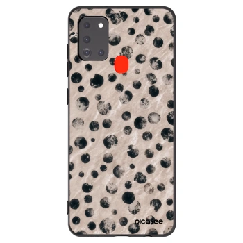 Picasee silikonowe czarne etui na Samsung Galaxy A21s - Inked