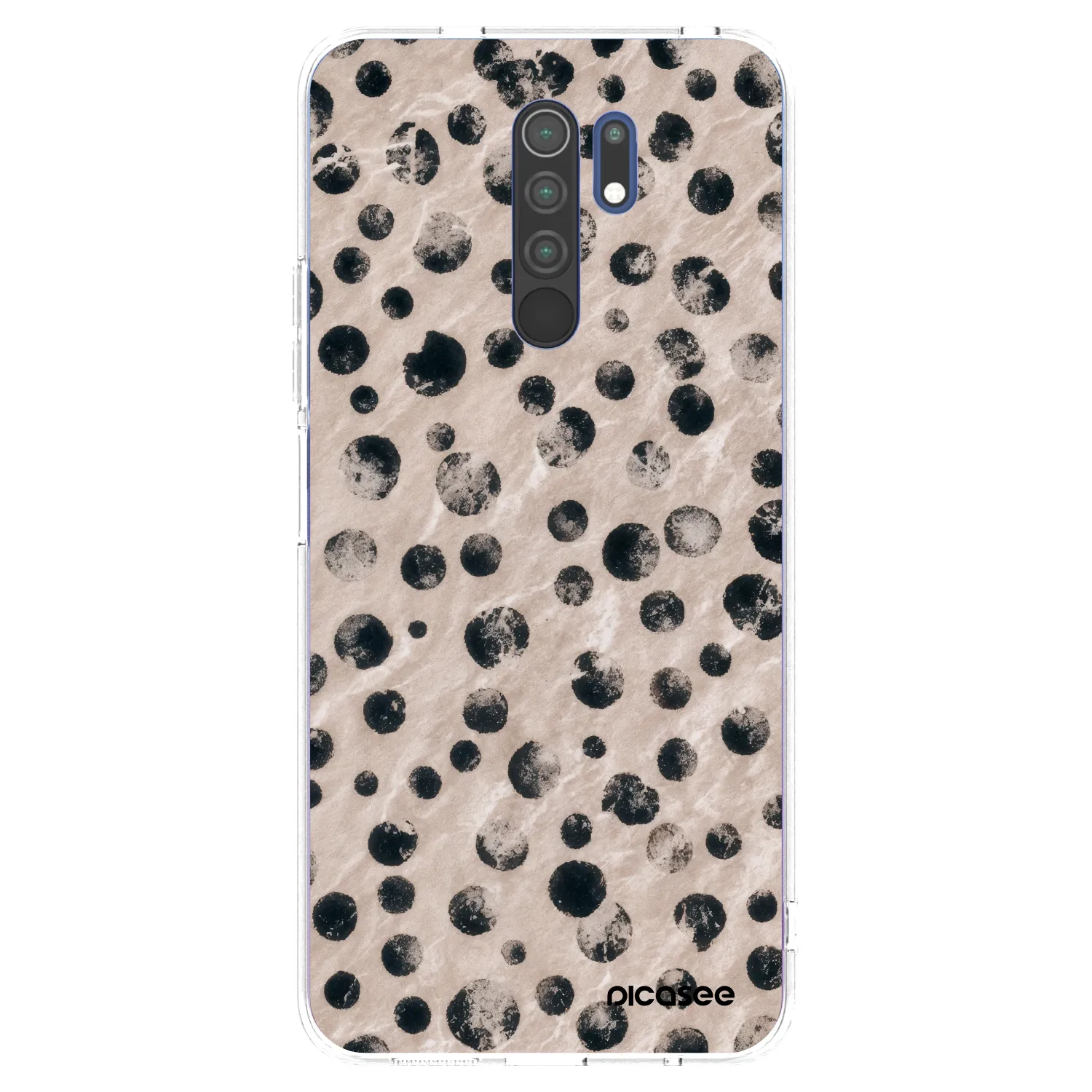 Picasee silikonowe przeźroczyste etui na Xiaomi Redmi 9 - Inked