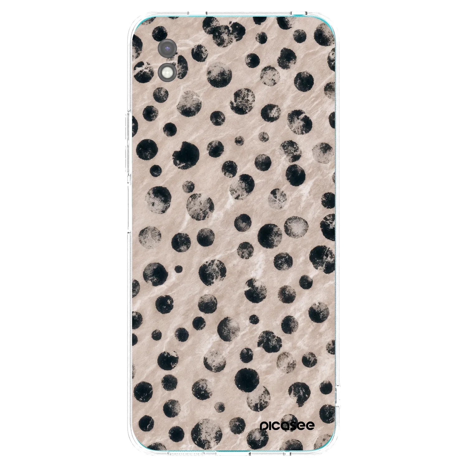 Picasee silikonowe czarne etui na Xiaomi Redmi 9A - Inked