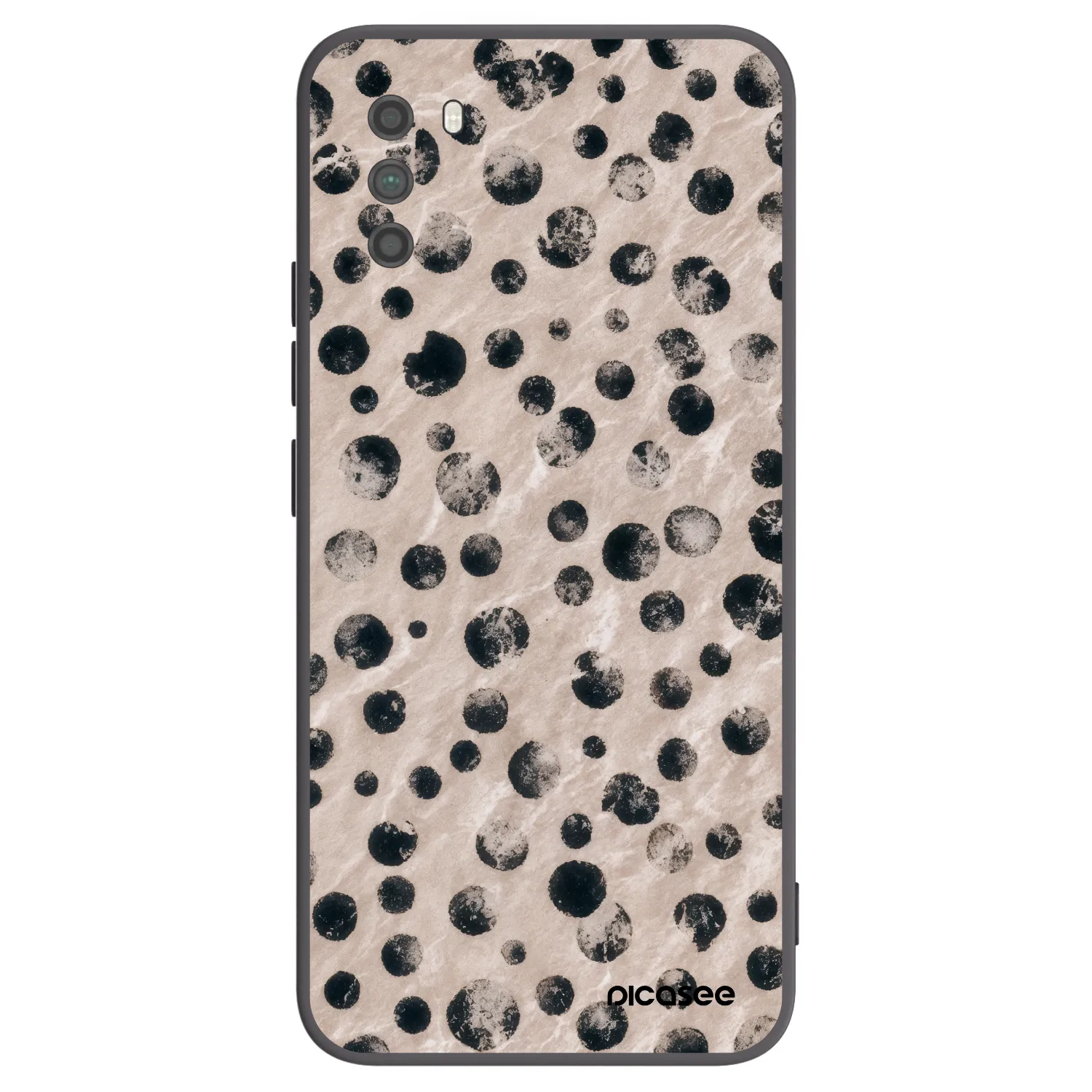 Picasee silikonowe czarne etui na Xiaomi Poco M3 - Inked