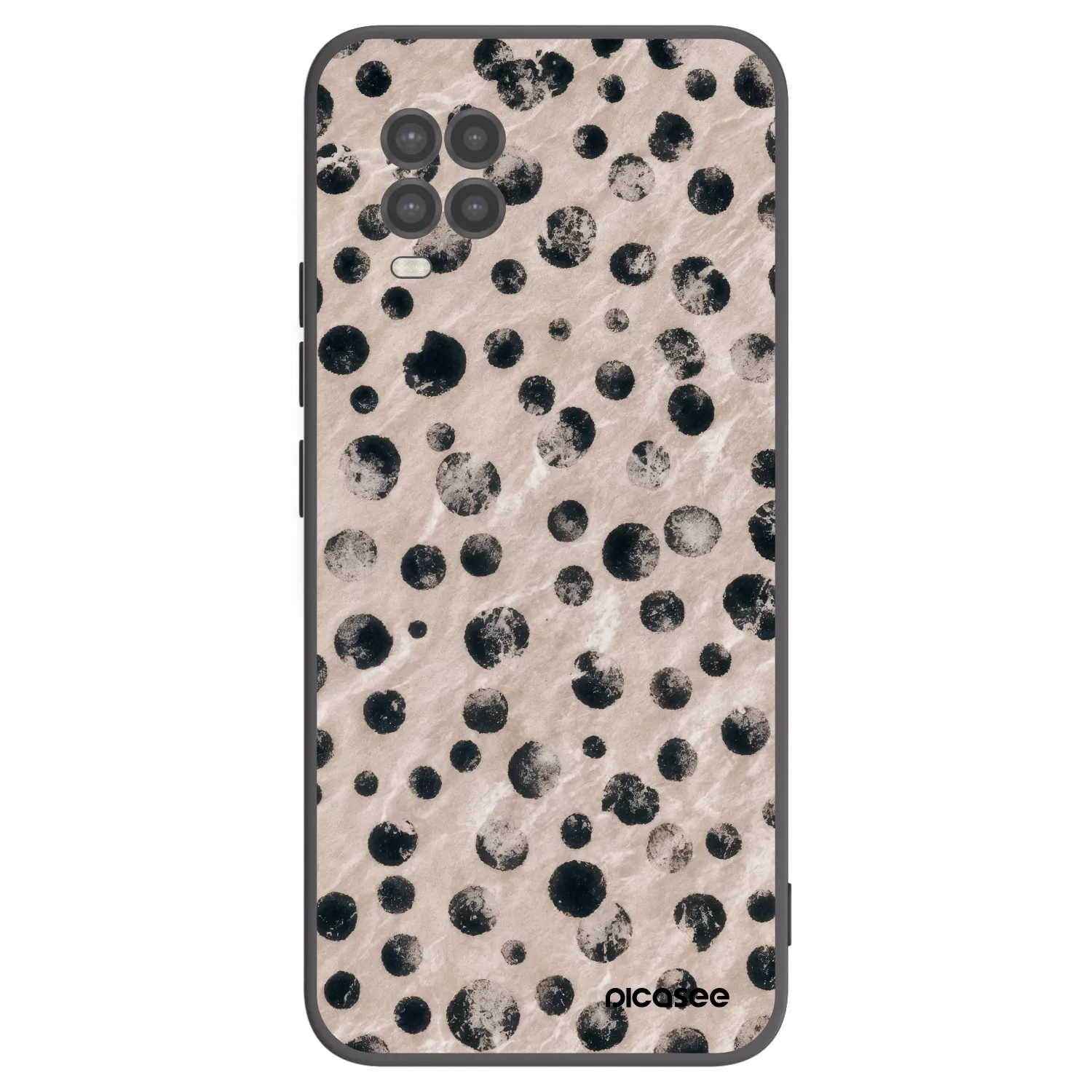 Picasee silikonowe czarne etui na Xiaomi Mi 10 Lite - Inked