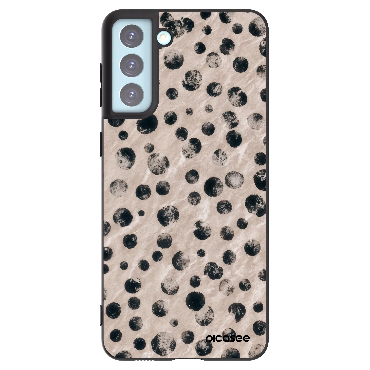 Picasee silikonowe czarne etui na Samsung Galaxy S21+ 5G G996F - Inked