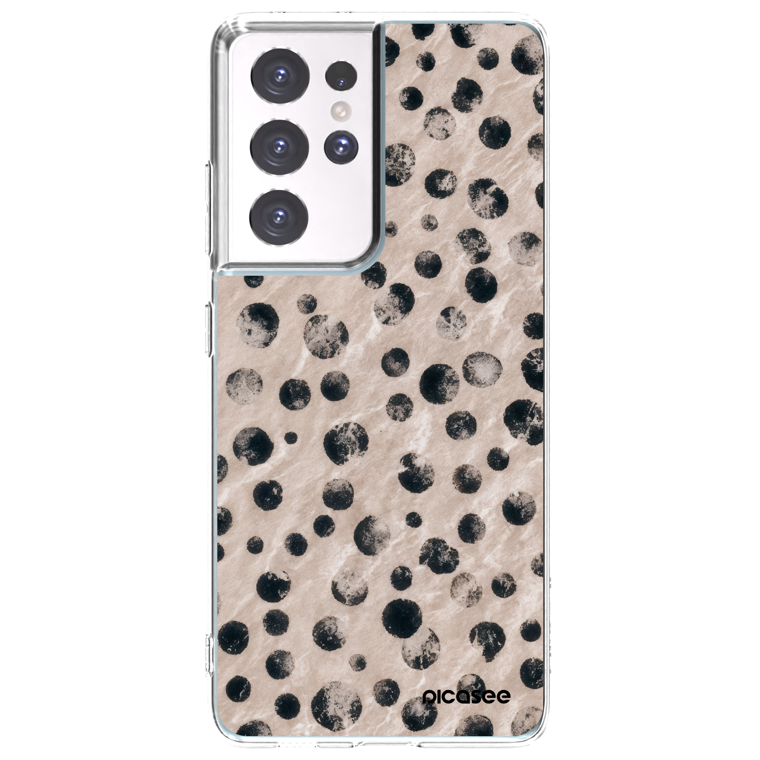Picasee silikonowe przeźroczyste etui na Samsung Galaxy S21 Ultra 5G G998B - Inked
