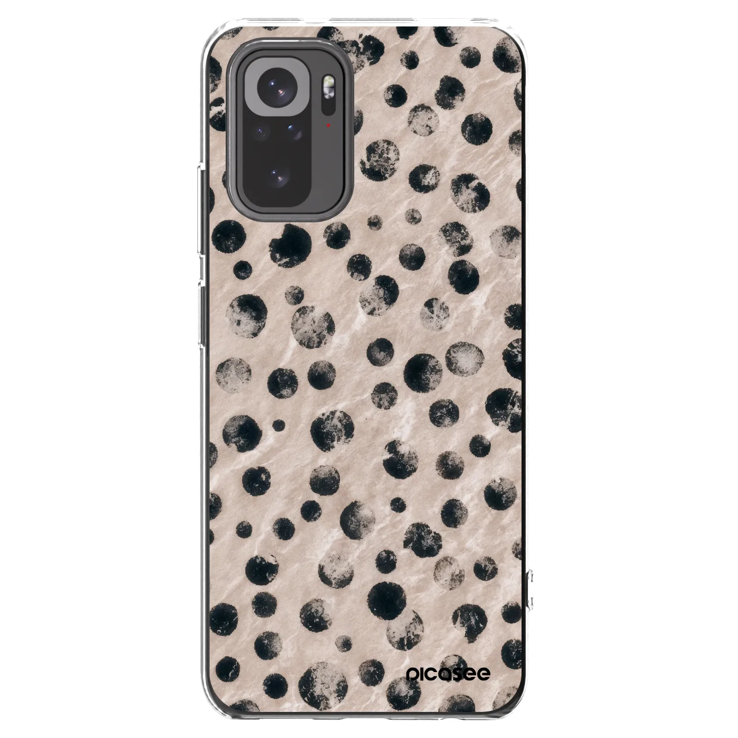Picasee silikonowe przeźroczyste etui na Xiaomi Redmi Note 10S - Inked
