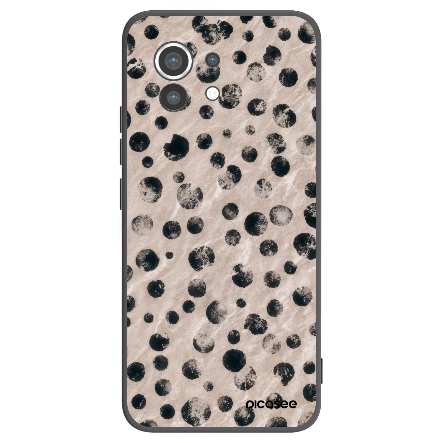 Picasee silikonowe czarne etui na Xiaomi Mi 11 - Inked