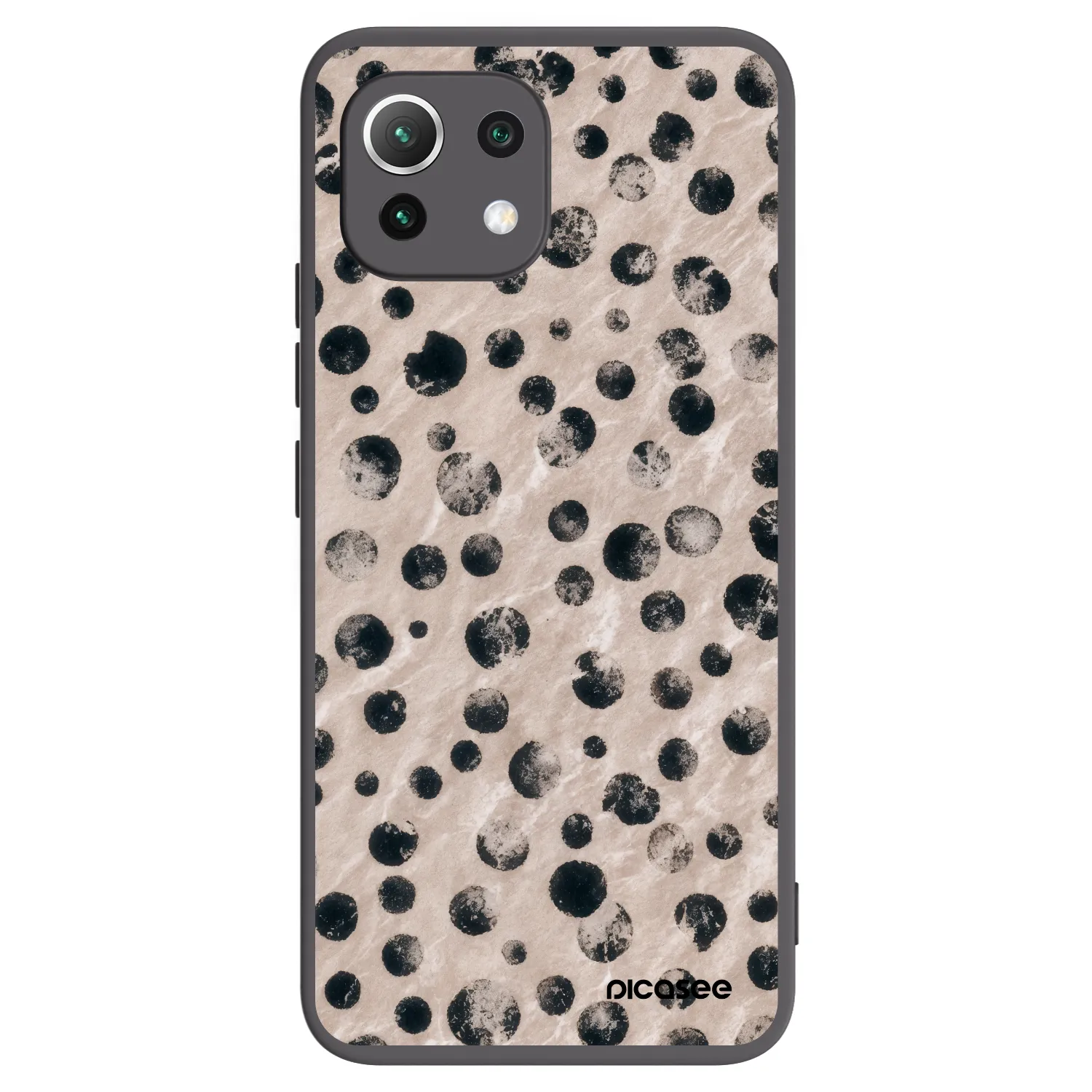 Picasee silikonowe czarne etui na Xiaomi Mi 11 Lite - Inked