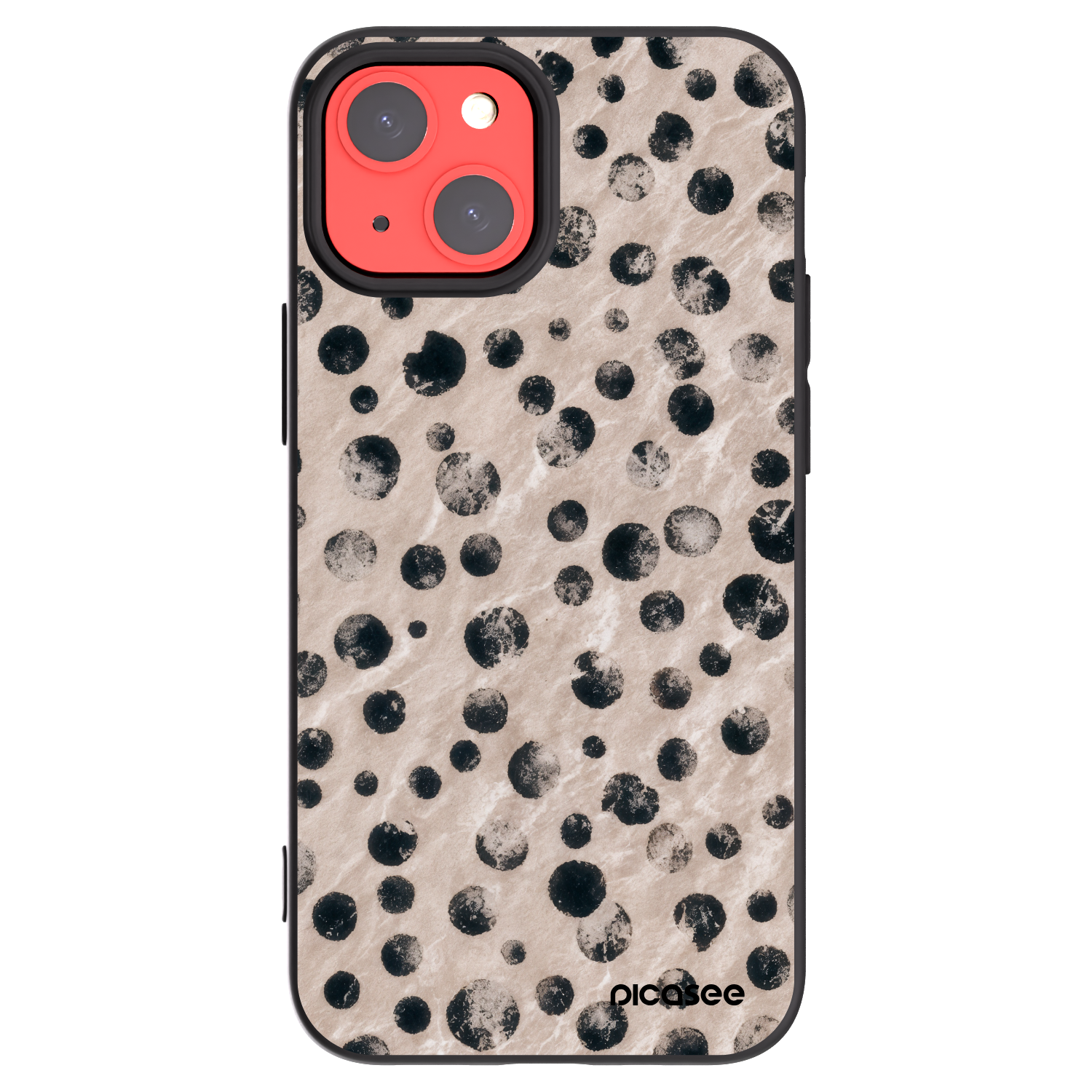 Picasee silikonowe czarne etui na Apple iPhone 13 mini - Inked