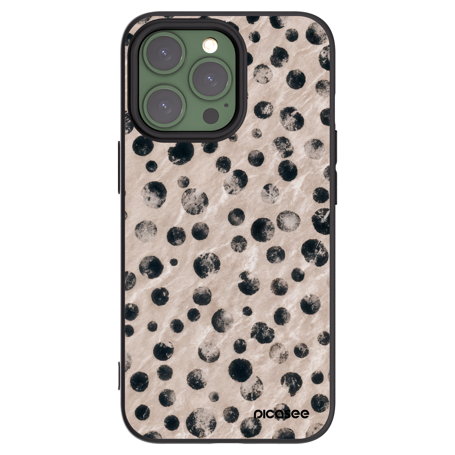 Picasee silikonowe czarne etui na Apple iPhone 13 Pro - Inked