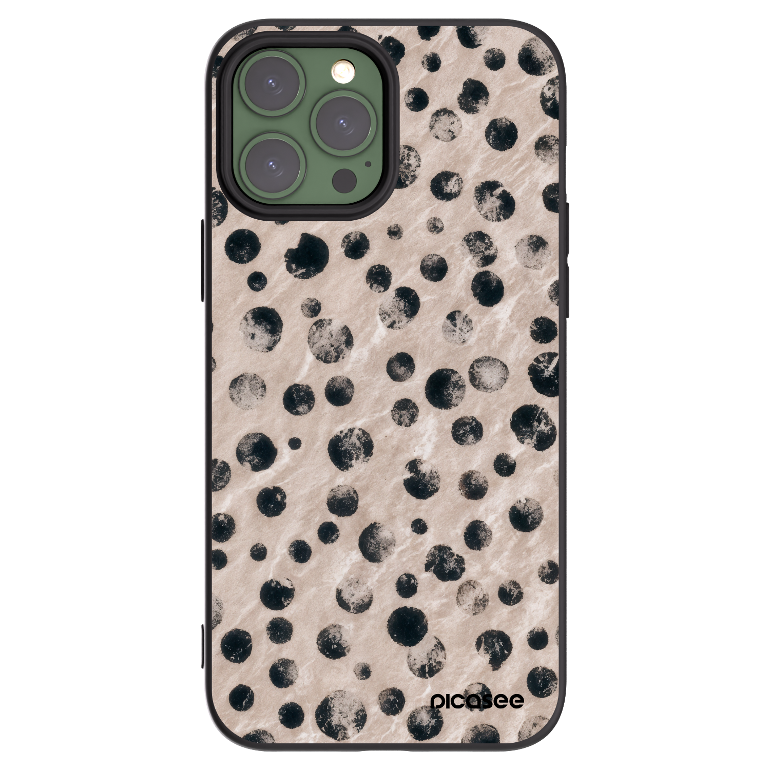 Picasee silikonowe czarne etui na Apple iPhone 13 Pro Max - Inked