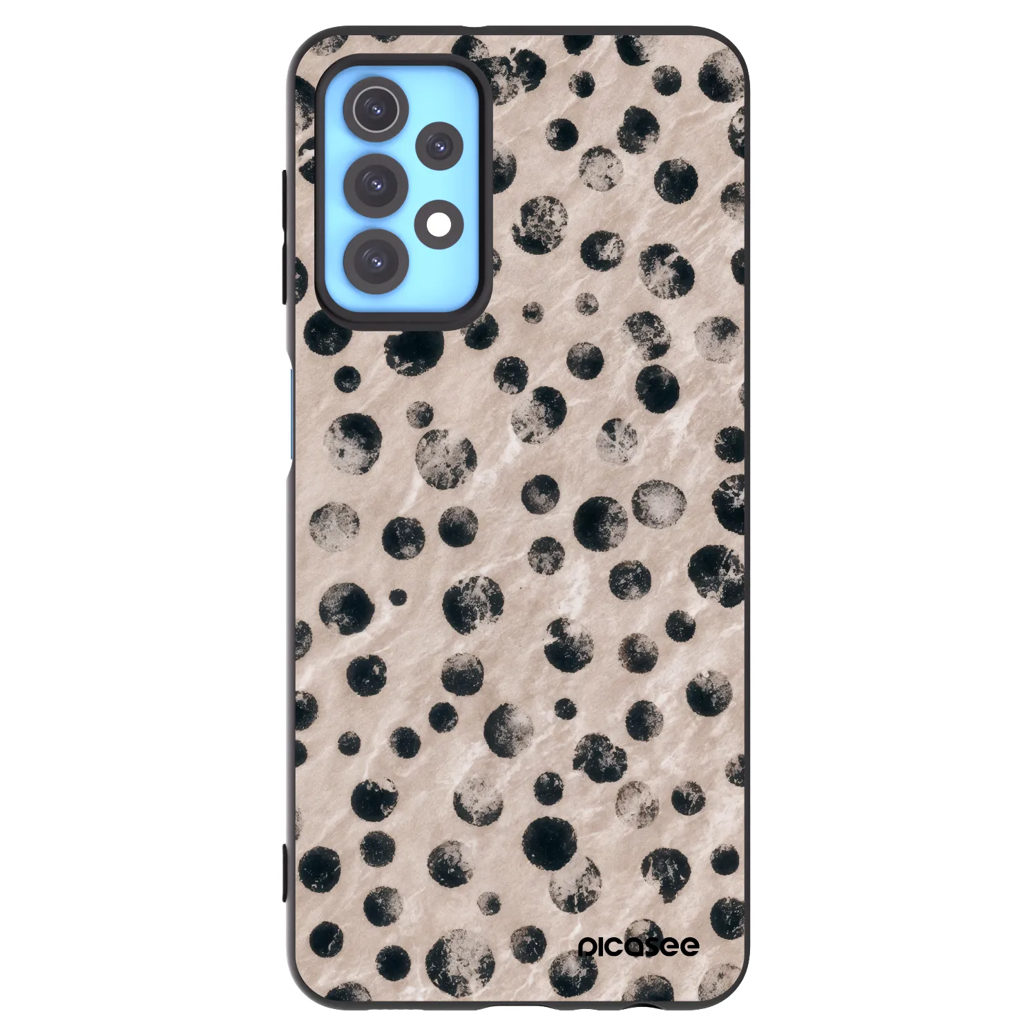 Picasee silikonowe czarne etui na Samsung Galaxy A32 4G SM-A325F - Inked
