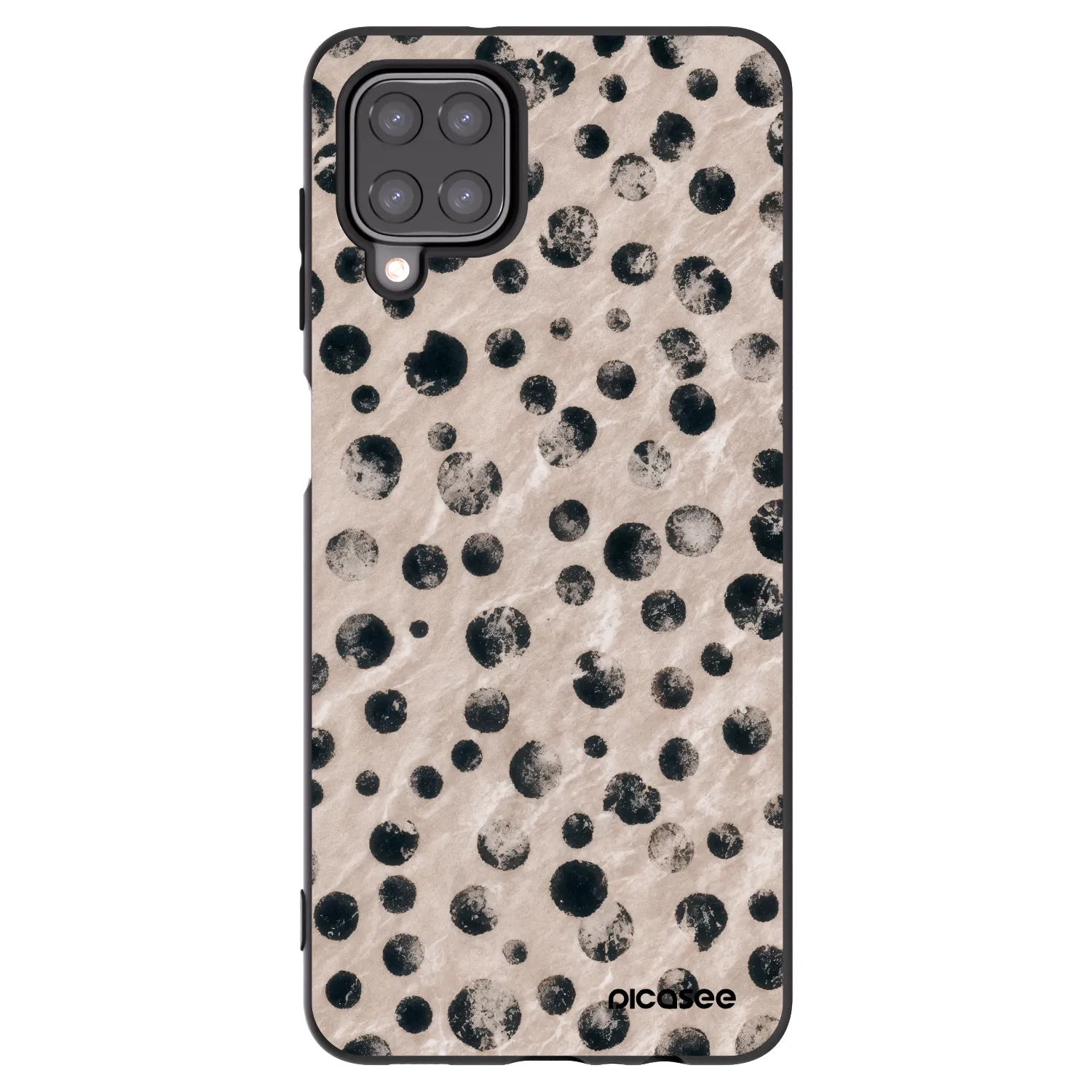 Picasee silikonowe czarne etui na Samsung Galaxy M12 M127F - Inked