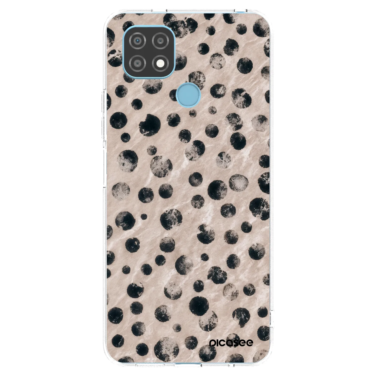 Picasee silikonowe przeźroczyste etui na Realme C21 - Inked