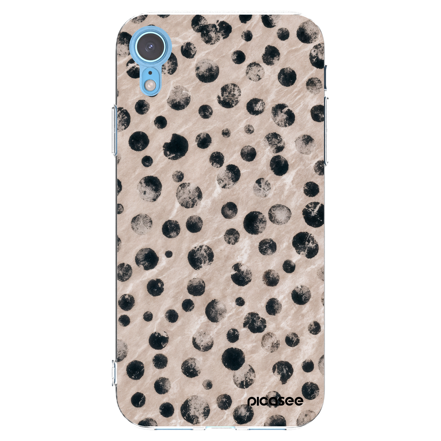 Picasee silikonowe przeźroczyste etui na Apple iPhone XR - Inked