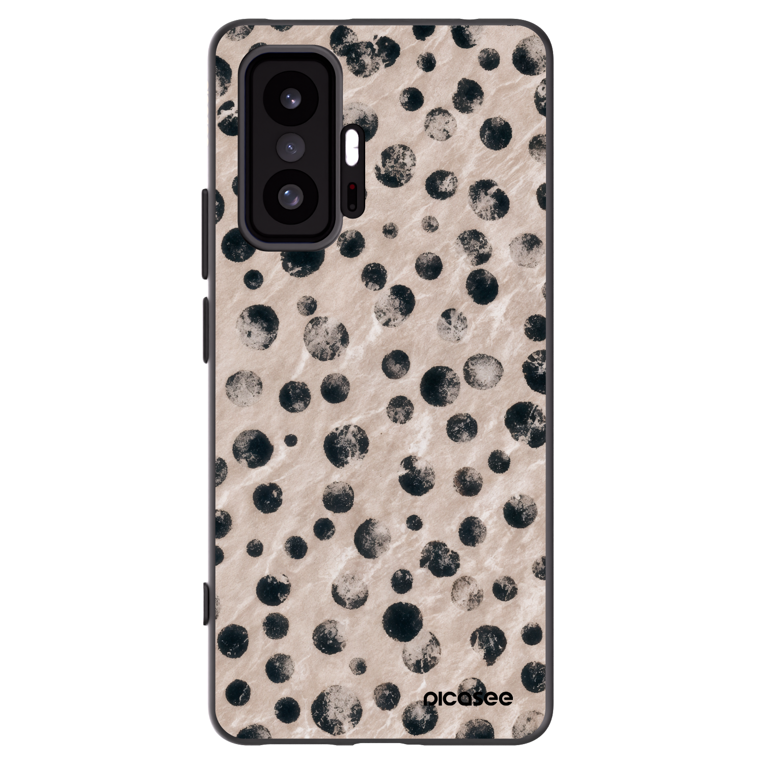 Picasee silikonowe czarne etui na Xiaomi 11T - Inked