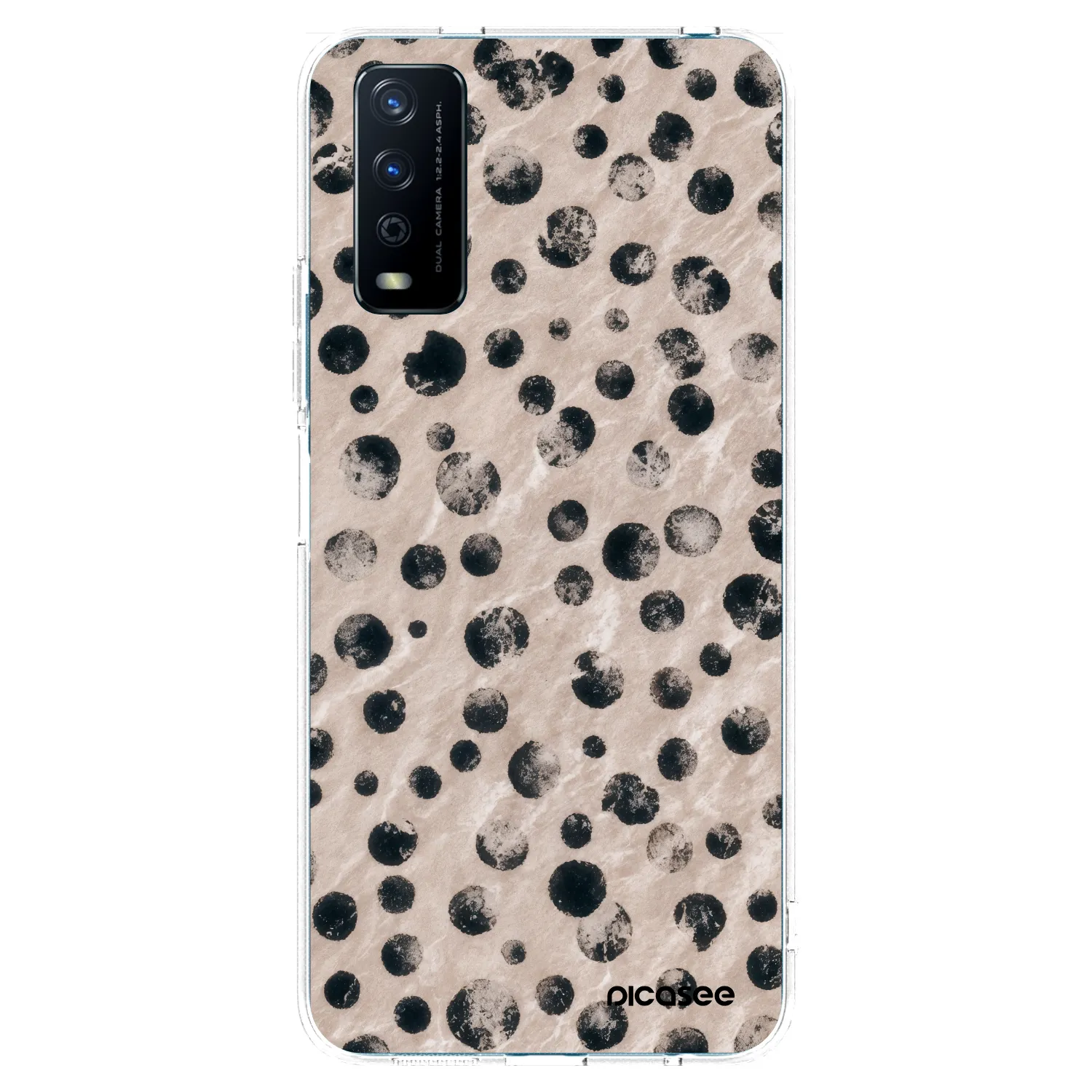 Picasee silikonowe przeźroczyste etui na Vivo Y11s - Inked