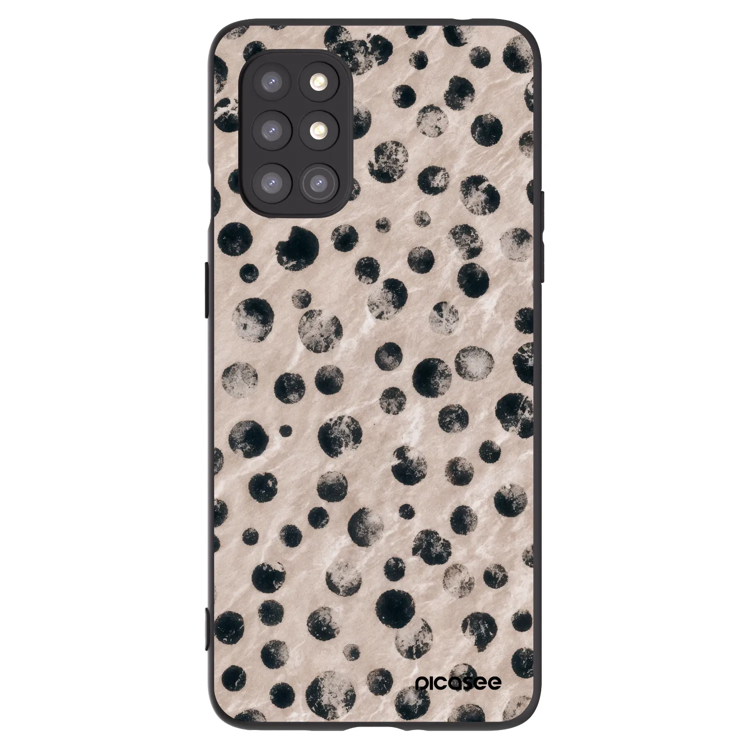 Picasee silikonowe czarne etui na OnePlus 8T - Inked