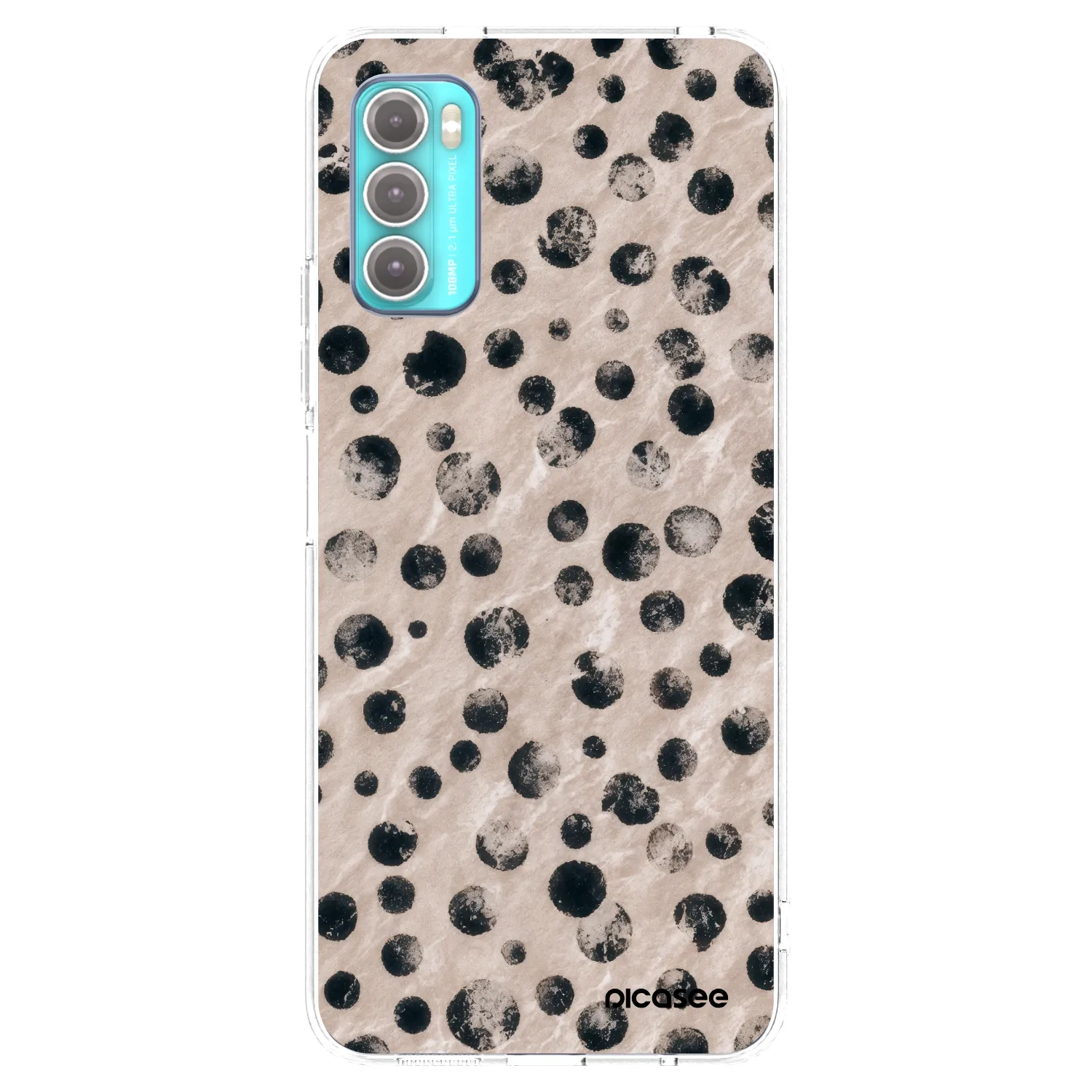 Picasee silikonowe przeźroczyste etui na Motorola Moto G60 - Inked