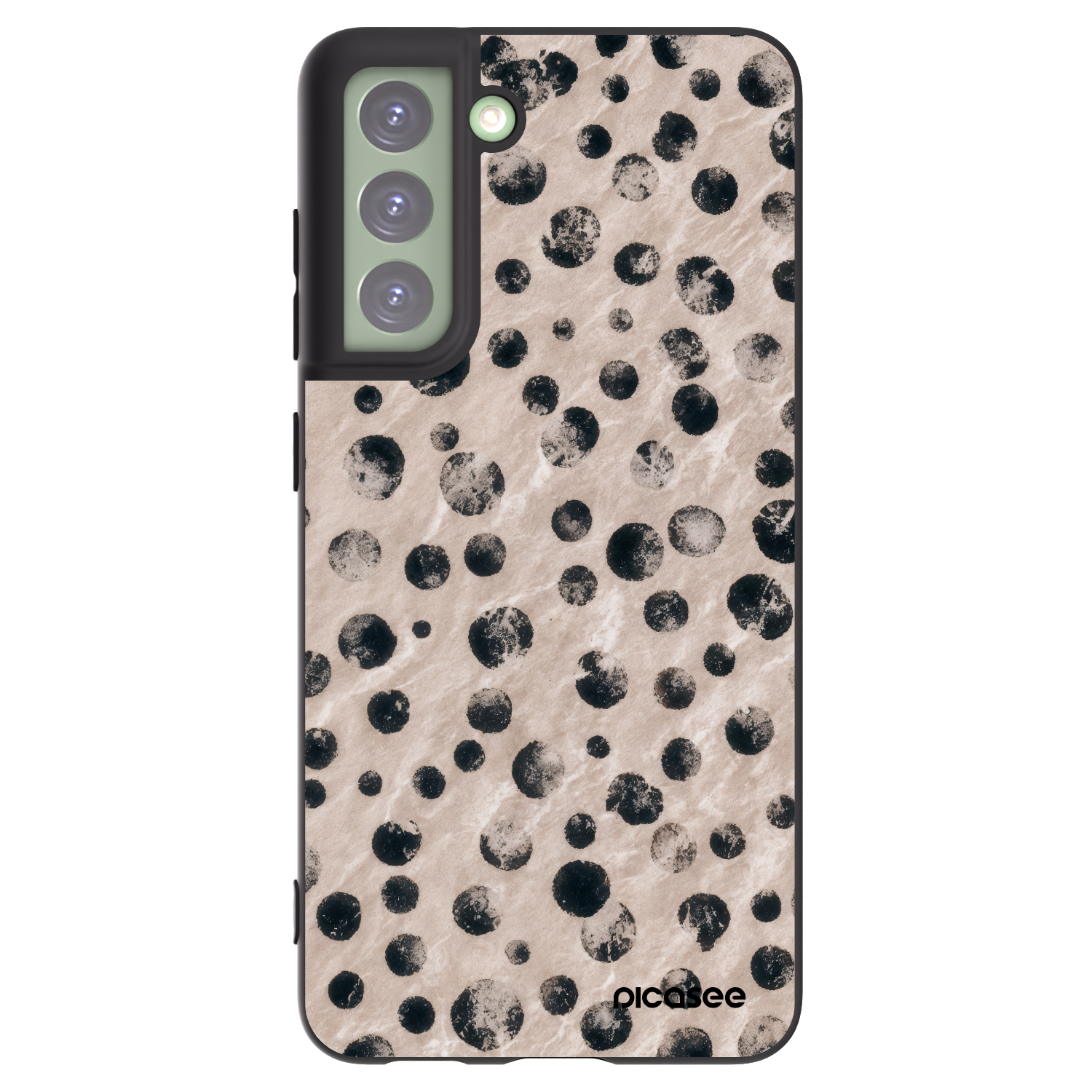 Picasee silikonowe czarne etui na Samsung Galaxy S21 FE 5G - Inked