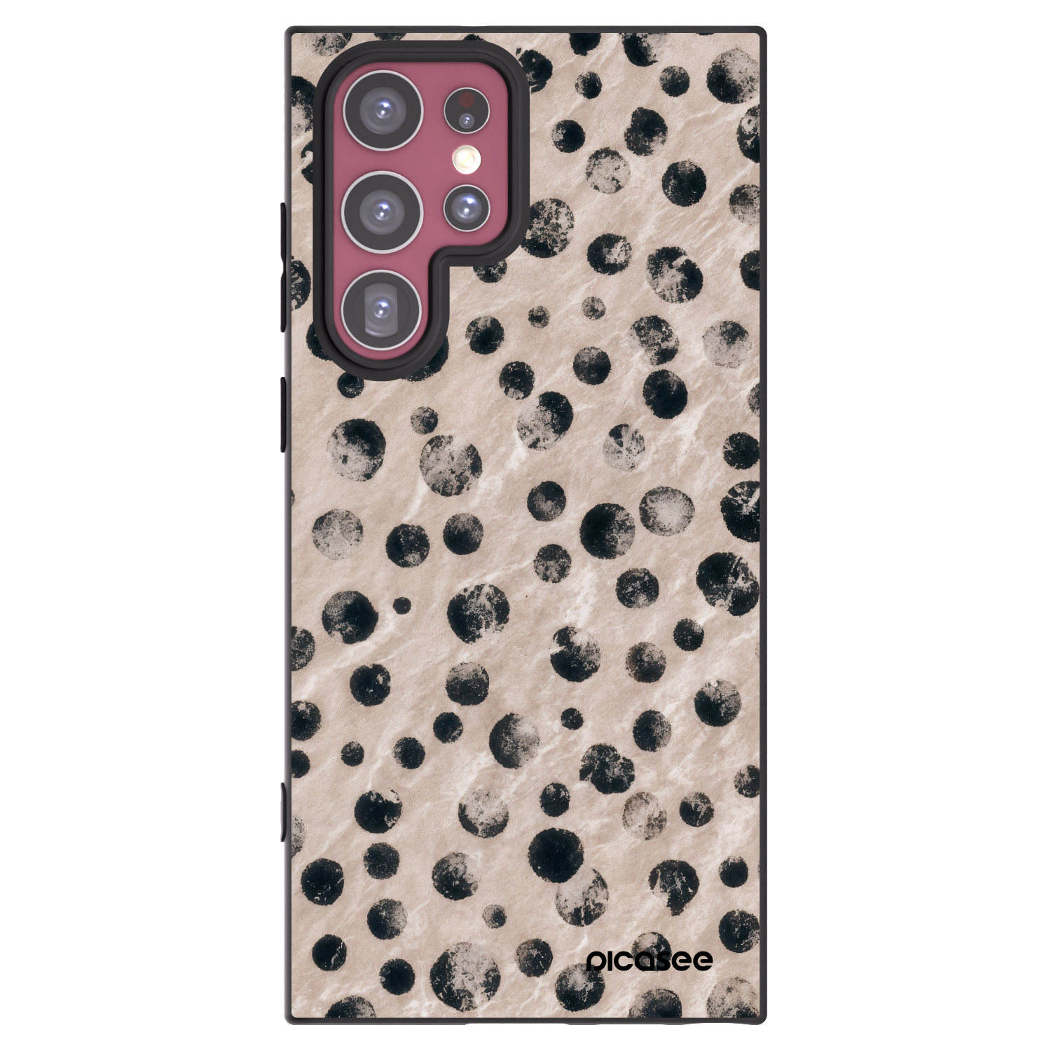 Picasee silikonowe czarne etui na Samsung Galaxy S22 Ultra 5G - Inked