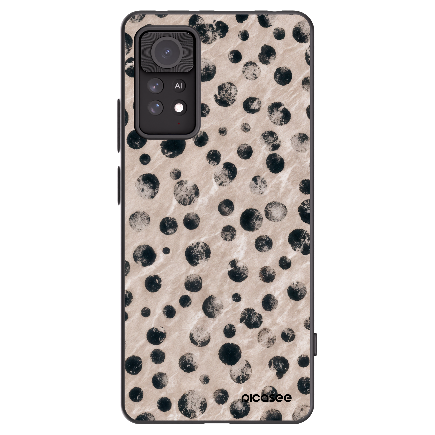 Picasee silikonowe czarne etui na Xiaomi Redmi Note 11 Pro 5G - Inked