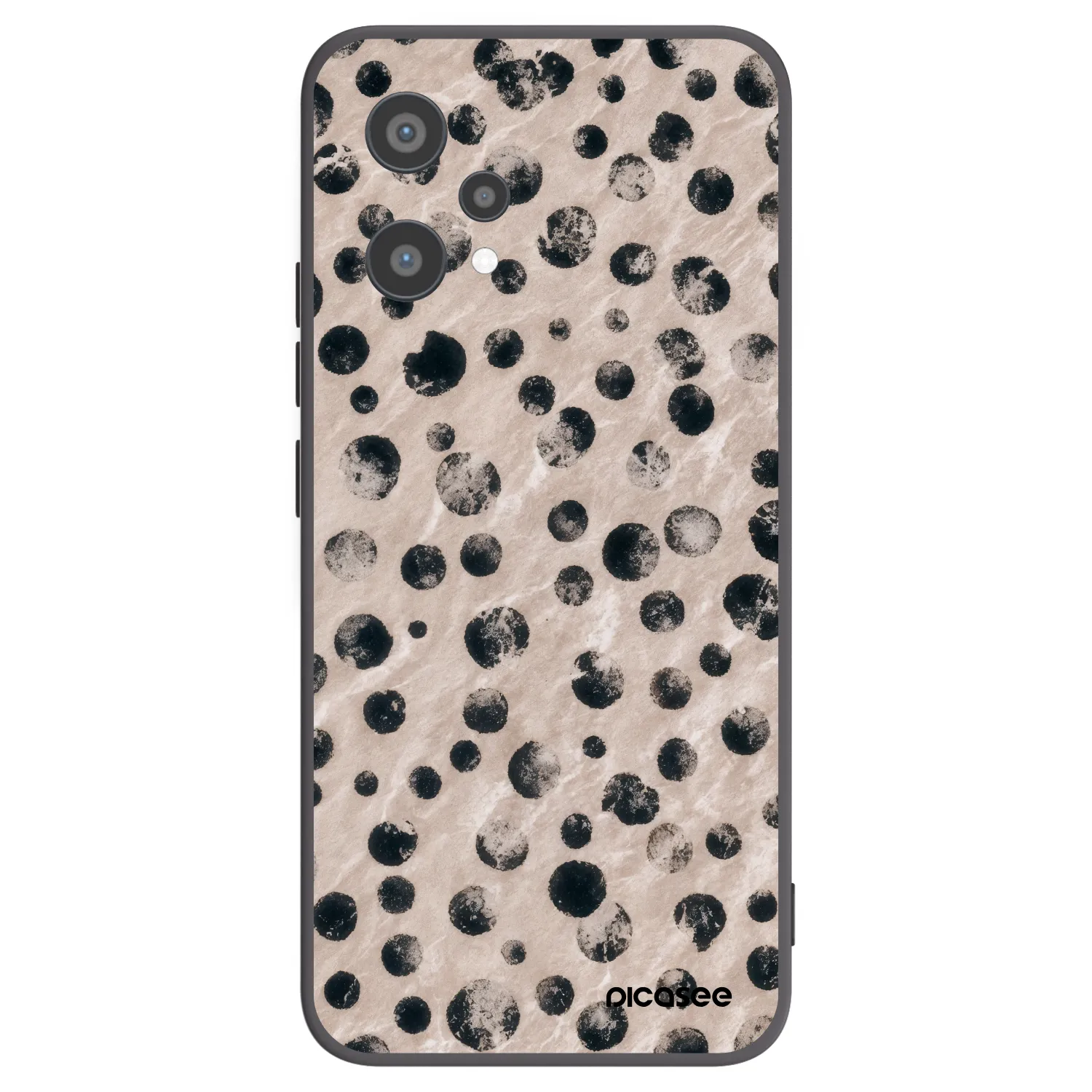 Picasee silikonowe czarne etui na Realme 9 Pro 5G - Inked