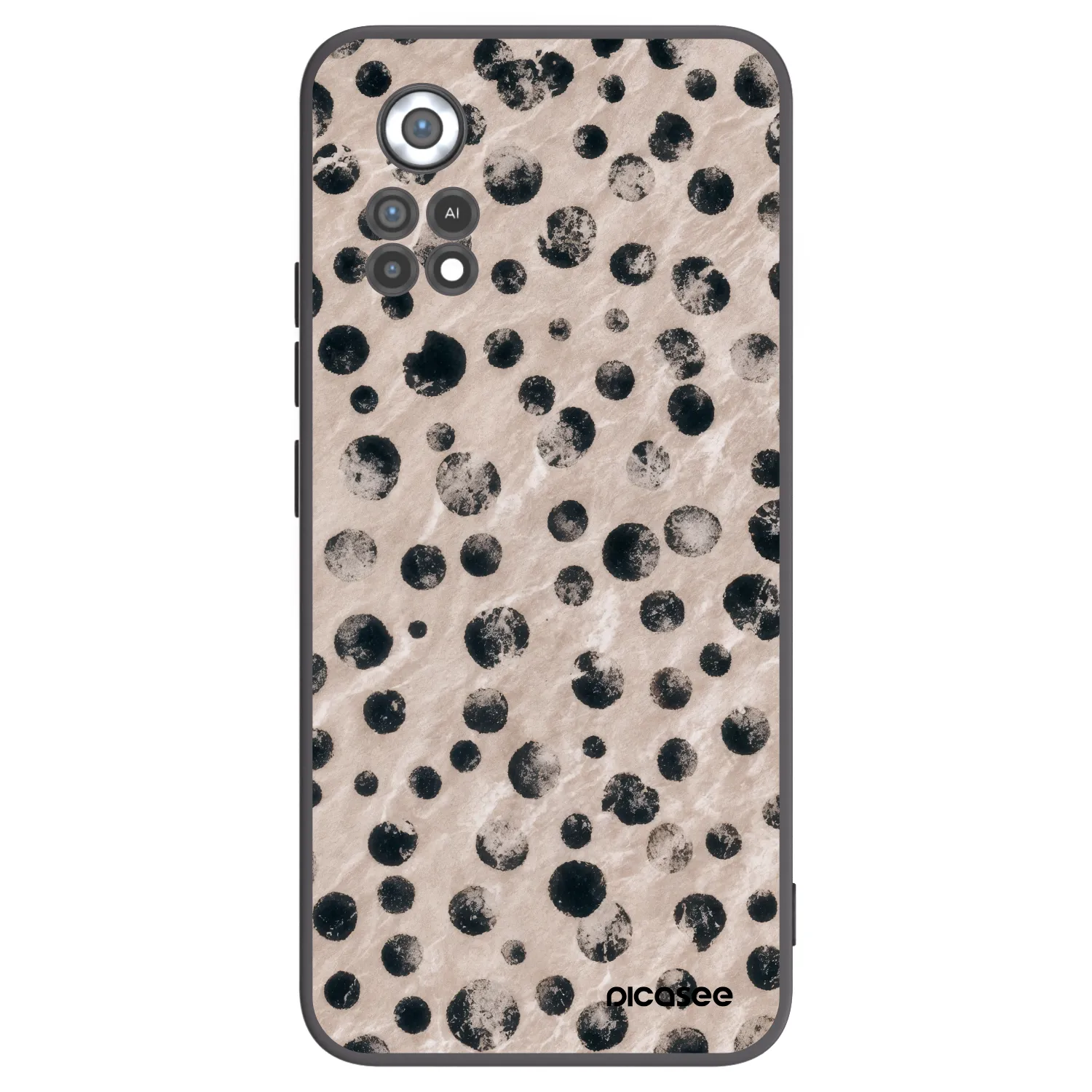 Picasee silikonowe czarne etui na Xiaomi Poco X4 Pro 5G - Inked