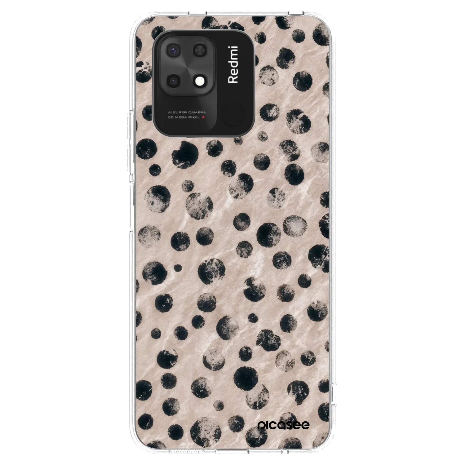 Picasee silikonowe przeźroczyste etui na Xiaomi Redmi 10C - Inked