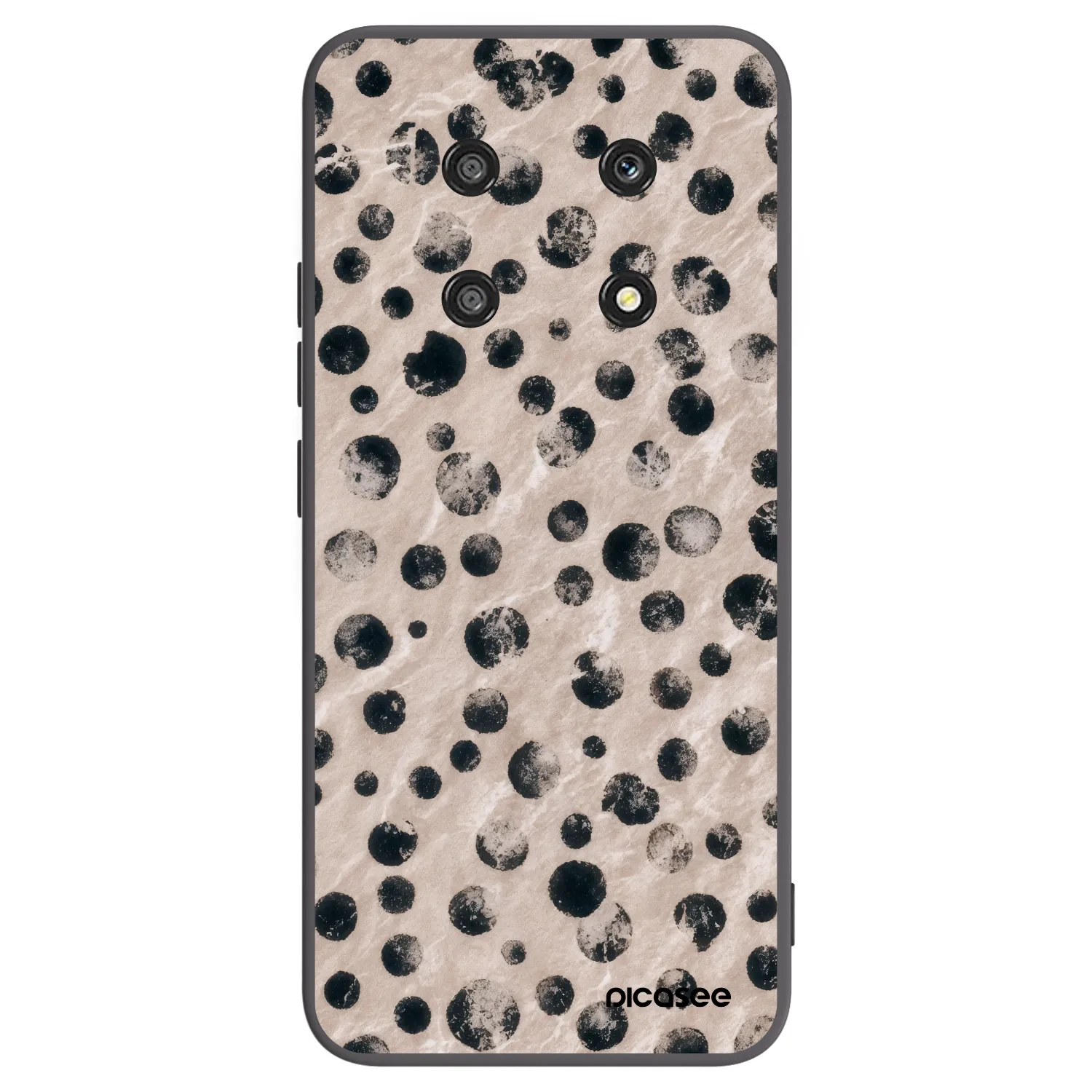 Picasee silikonowe czarne etui na Honor Magic4 Lite 5G - Inked