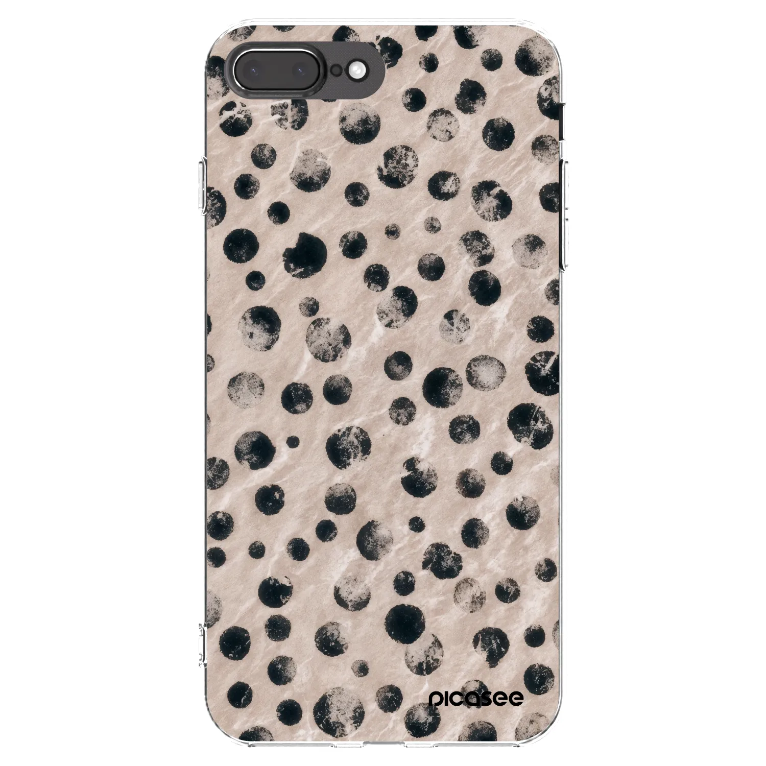 Picasee silikonowe przeźroczyste etui na Apple iPhone 8 Plus - Inked