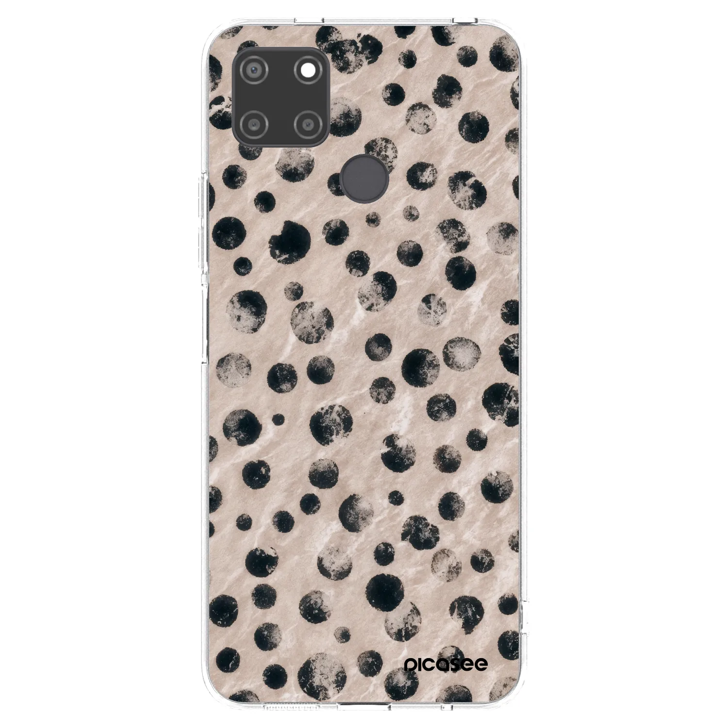 Picasee silikonowe przeźroczyste etui na Realme C21Y - Inked