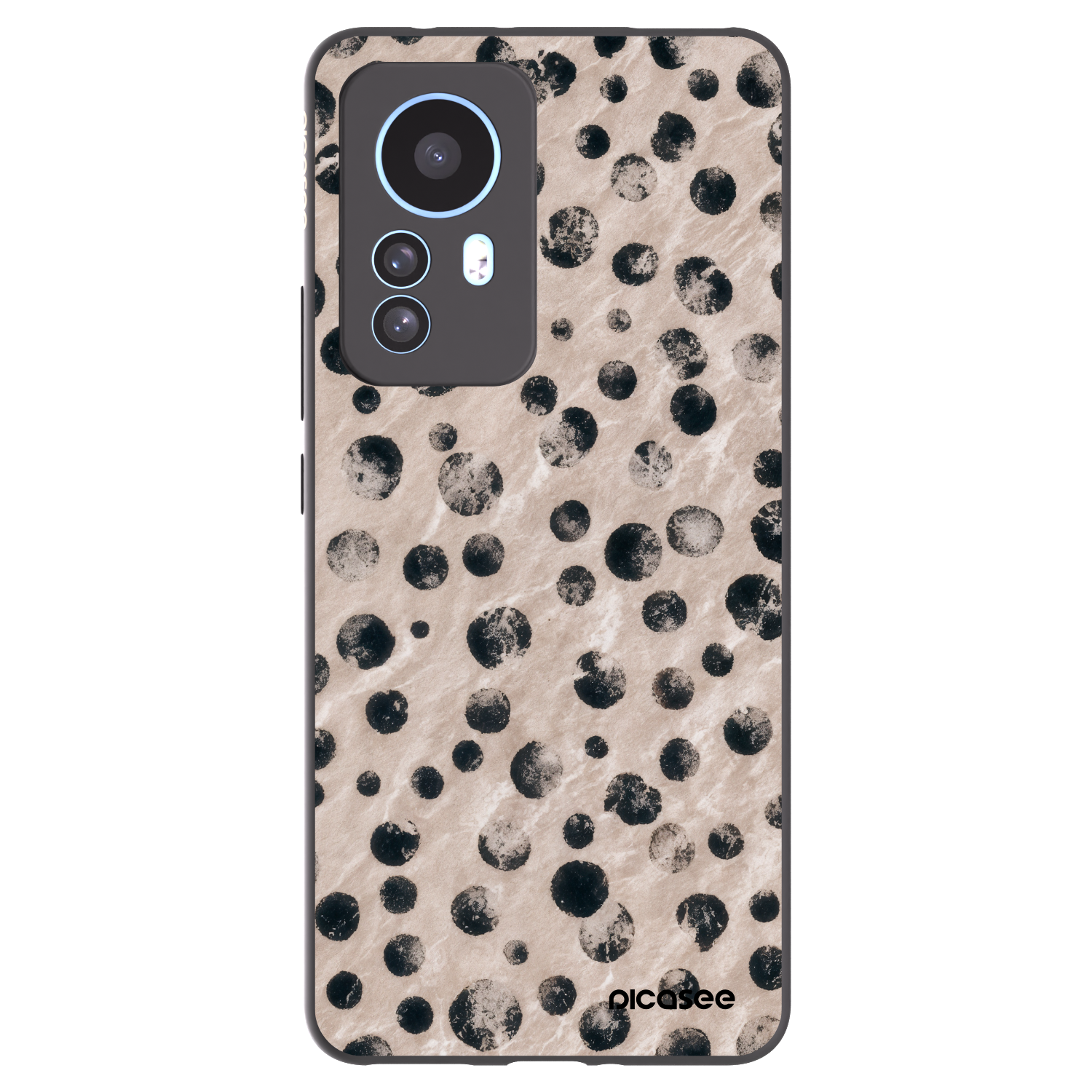 Picasee silikonowe czarne etui na Xiaomi 12T Pro - Inked