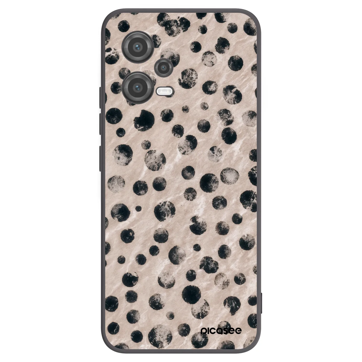 Picasee silikonowe czarne etui na Xiaomi Poco X5 - Inked