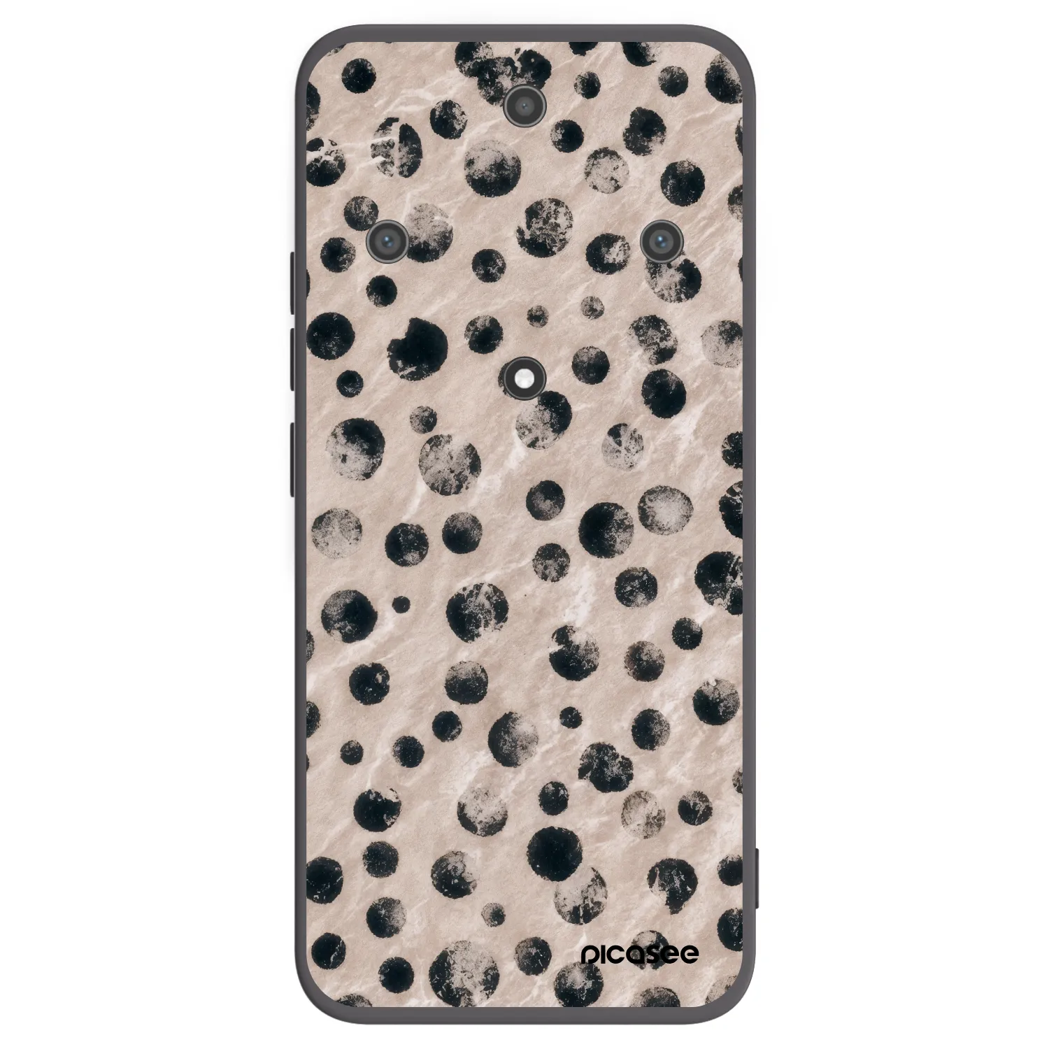 Picasee silikonowe czarne etui na Honor Magic5 Lite 5G - Inked