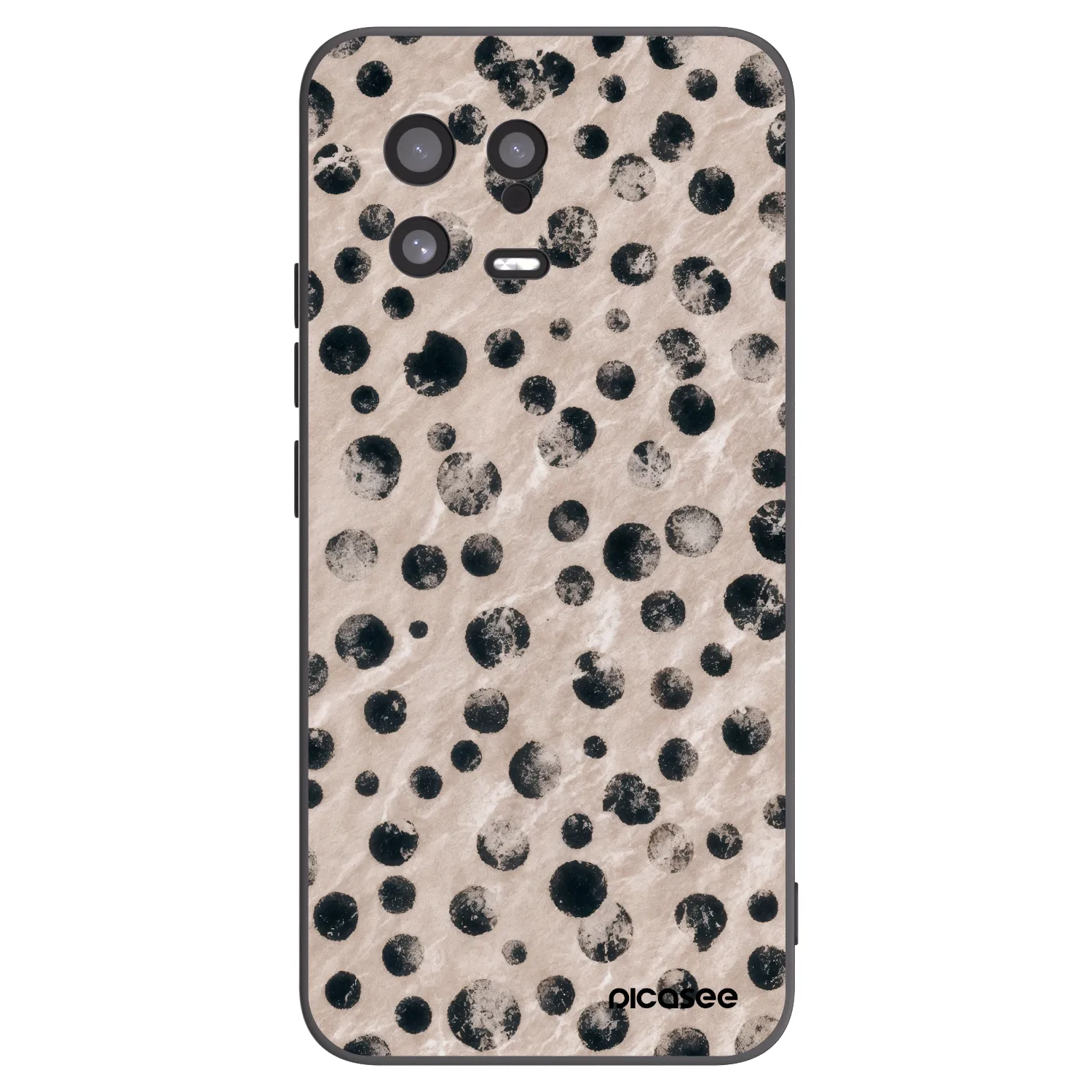 Picasee silikonowe czarne etui na Xiaomi 13 - Inked