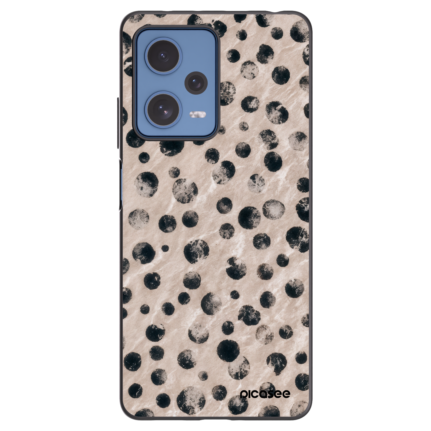 Picasee silikonowe czarne etui na Xiaomi Redmi Note 12 Pro 5G - Inked