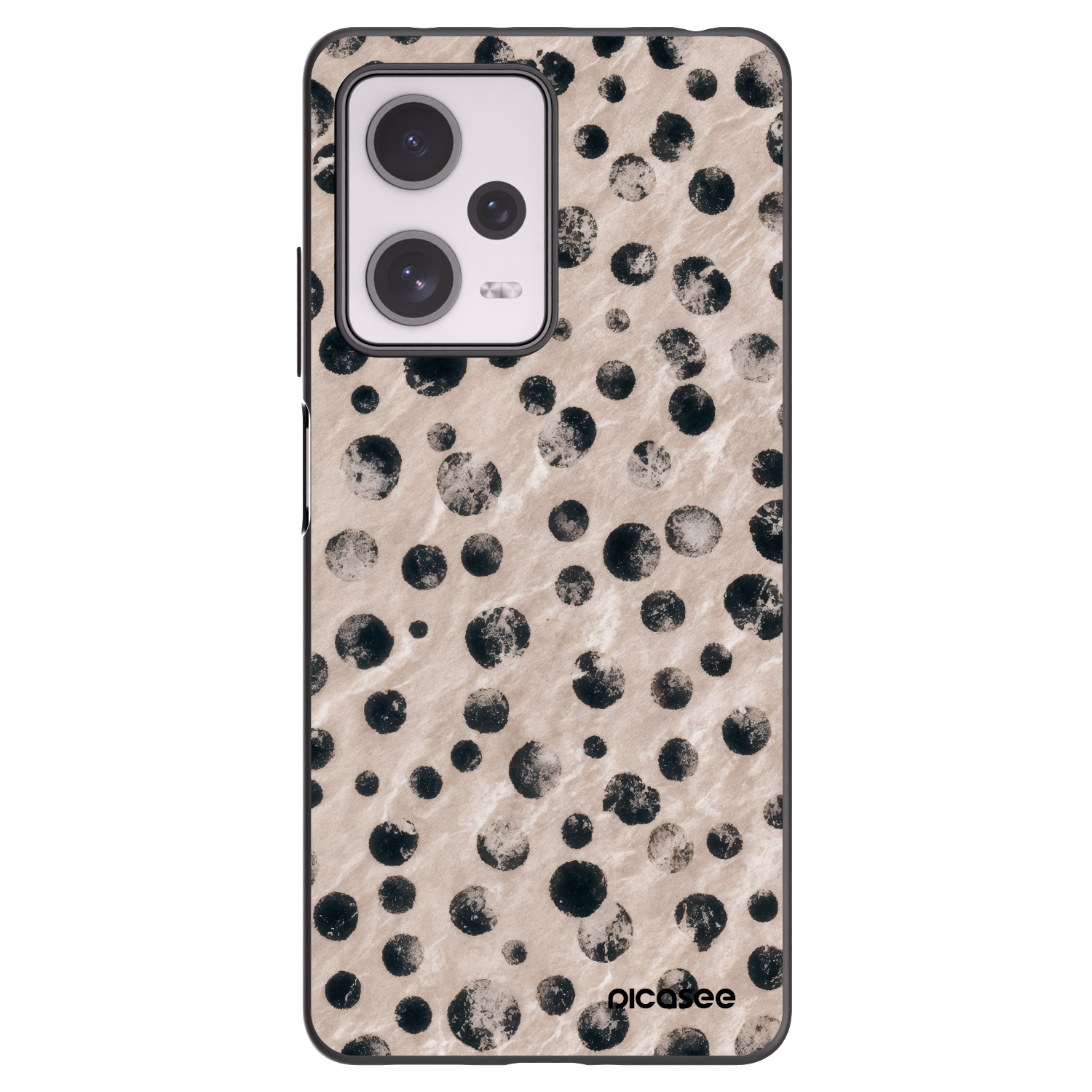 Picasee silikonowe czarne etui na Xiaomi Redmi Note 12 Pro+ 5G - Inked