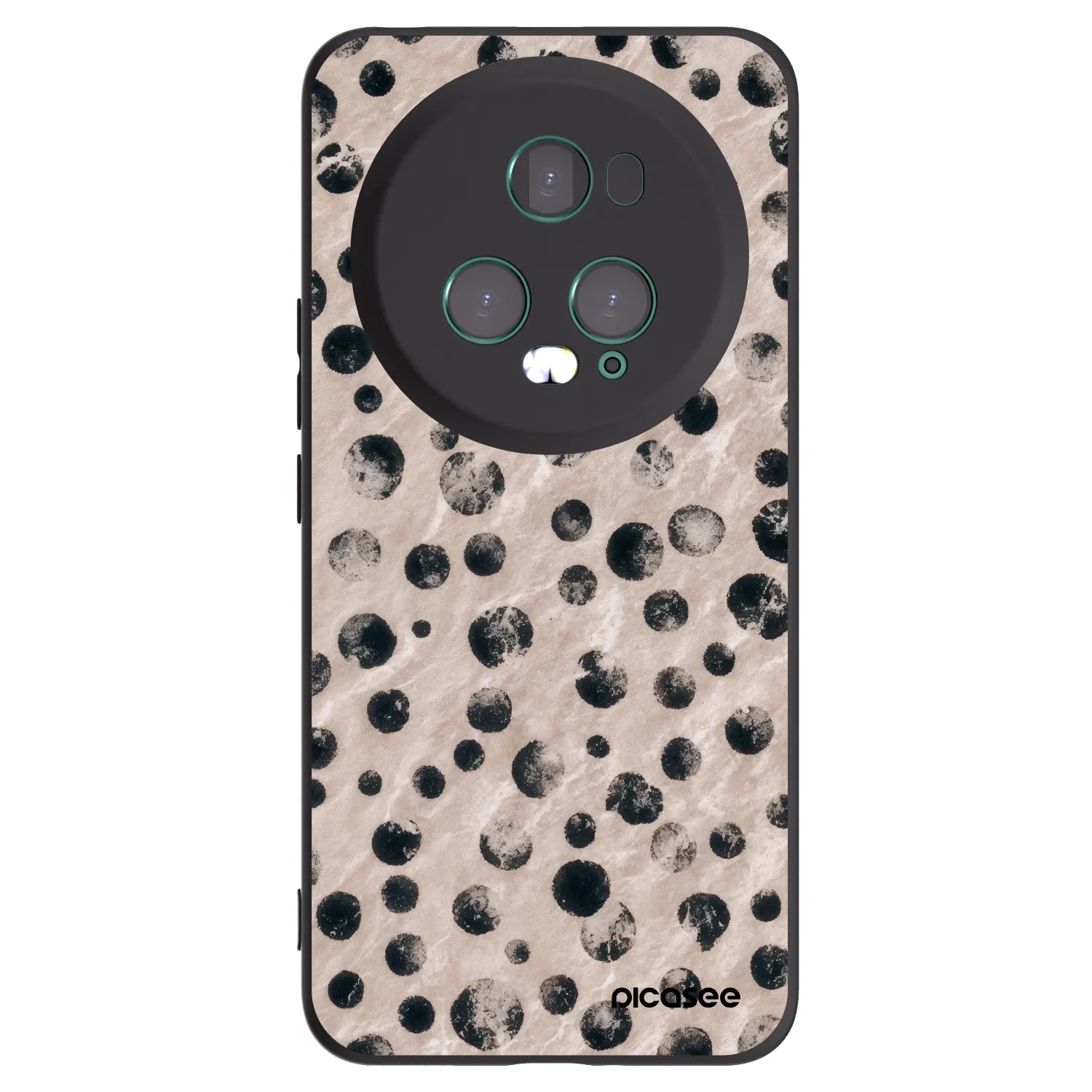 Picasee silikonowe czarne etui na Honor Magic5 Pro - Inked