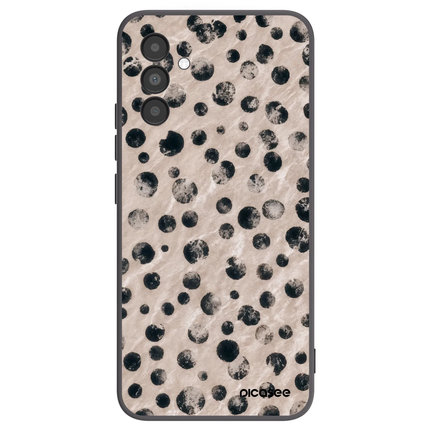 Picasee silikonowe czarne etui na Samsung Galaxy A04s A047F - Inked