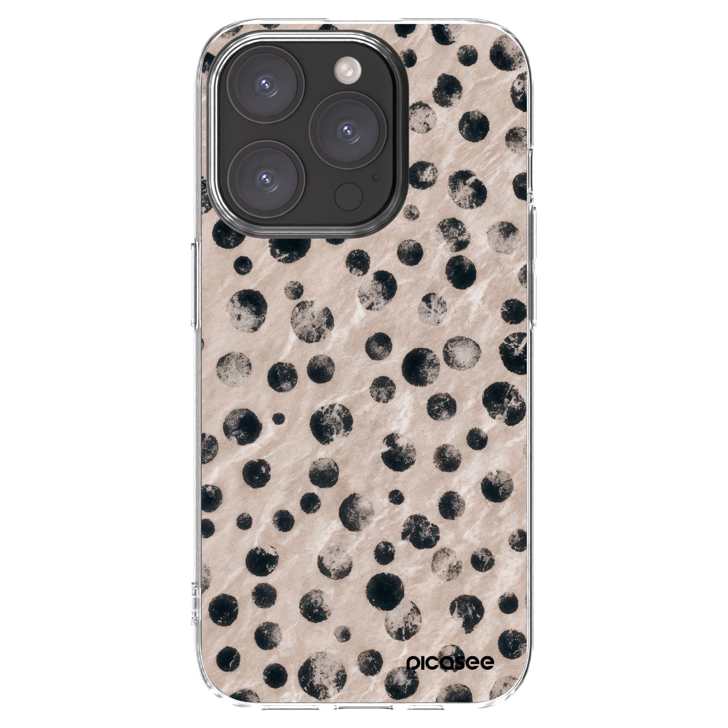 Picasee silikonowe przeźroczyste etui na Apple iPhone 15 Pro - Inked