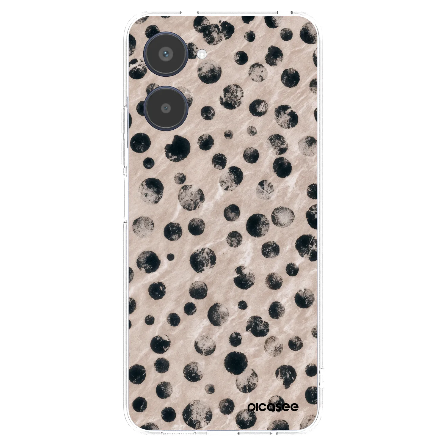 Picasee silikonowe przeźroczyste etui na Realme 10 4G - Inked