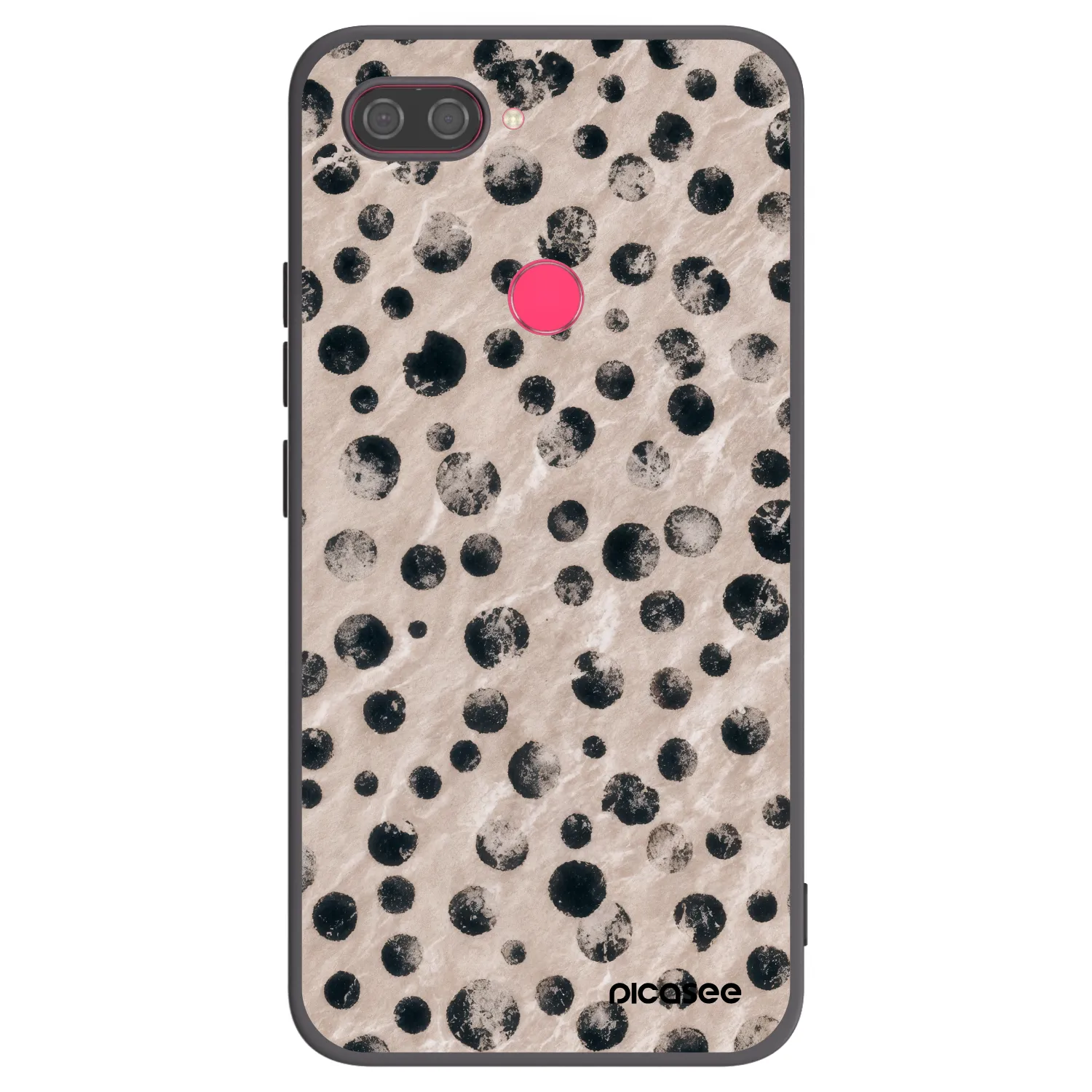 Picasee silikonowe czarne etui na Xiaomi Mi 8 Lite - Inked