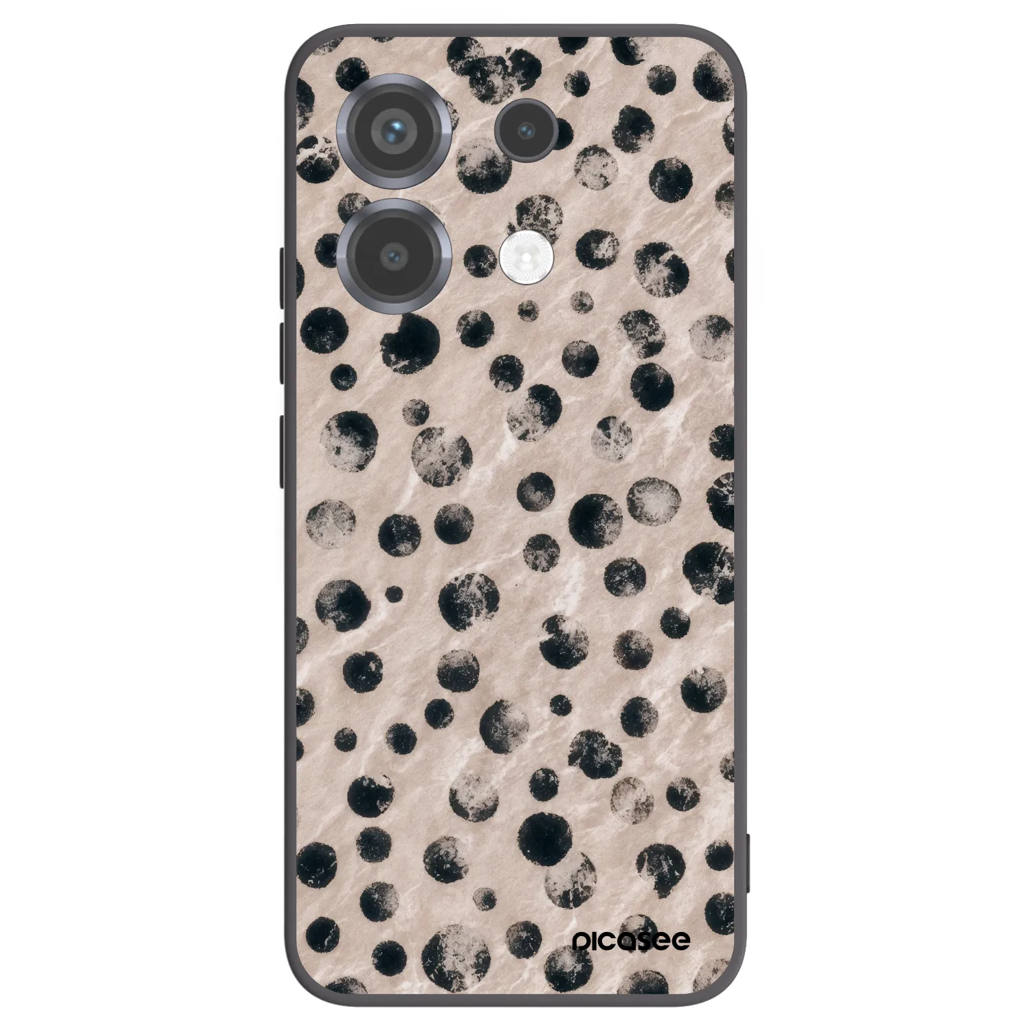 Picasee silikonowe czarne etui na Xiaomi Poco X6 - Inked