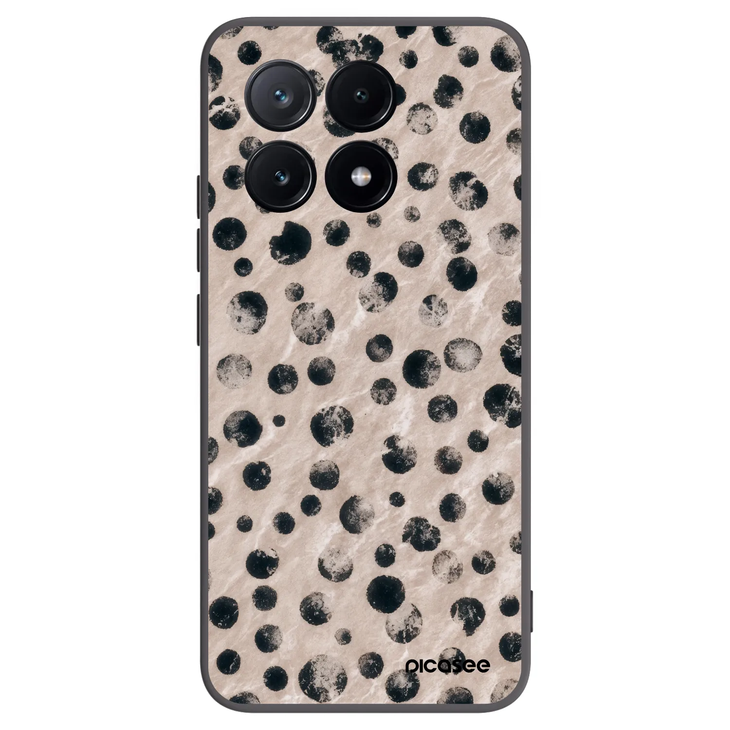 Picasee silikonowe czarne etui na Xiaomi Poco X6 Pro - Inked