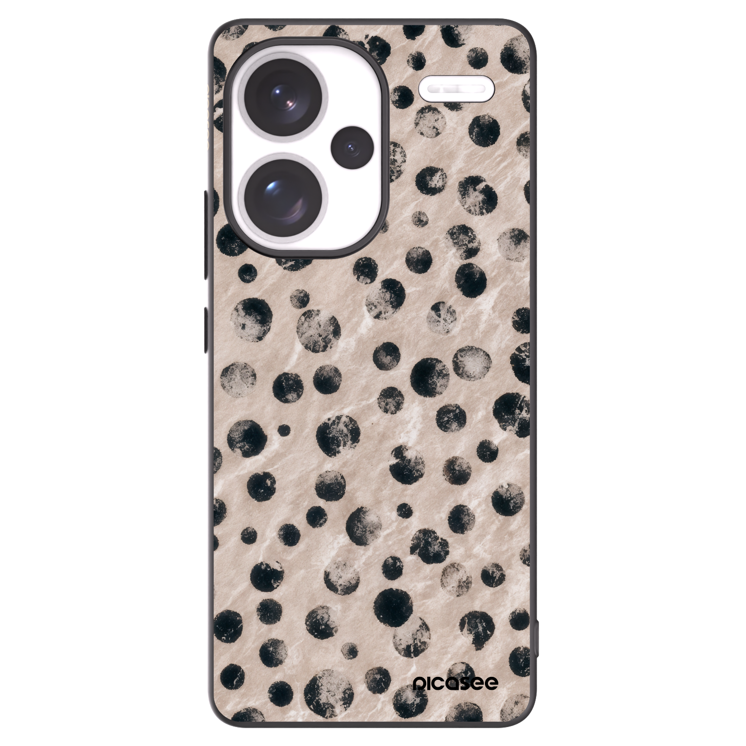 Picasee silikonowe czarne etui na Xiaomi Redmi Note 13 Pro+ 5G - Inked