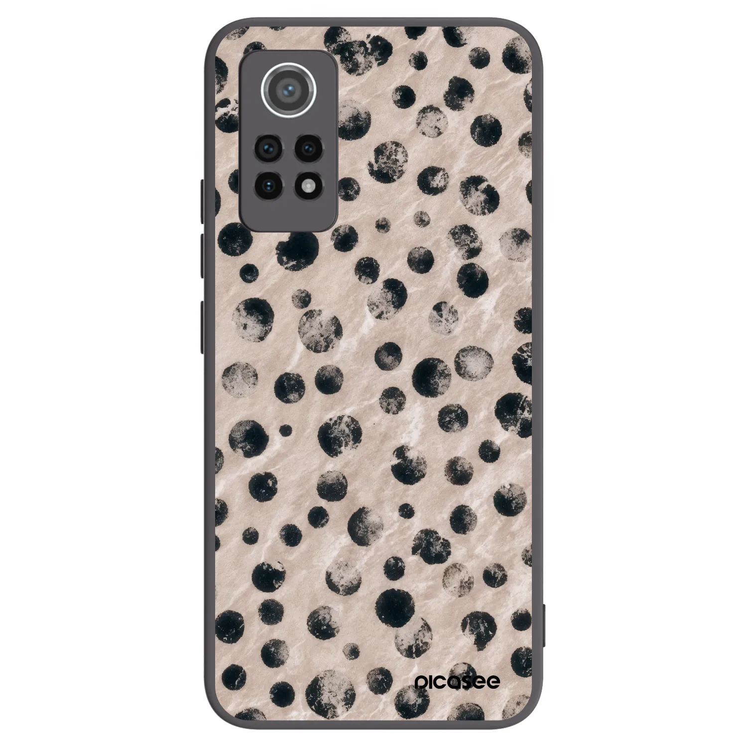 Picasee silikonowe czarne etui na Xiaomi Redmi Note 12 Pro 4G - Inked